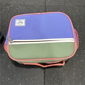 Herschel Supply Company Blue and Green lunch Bag